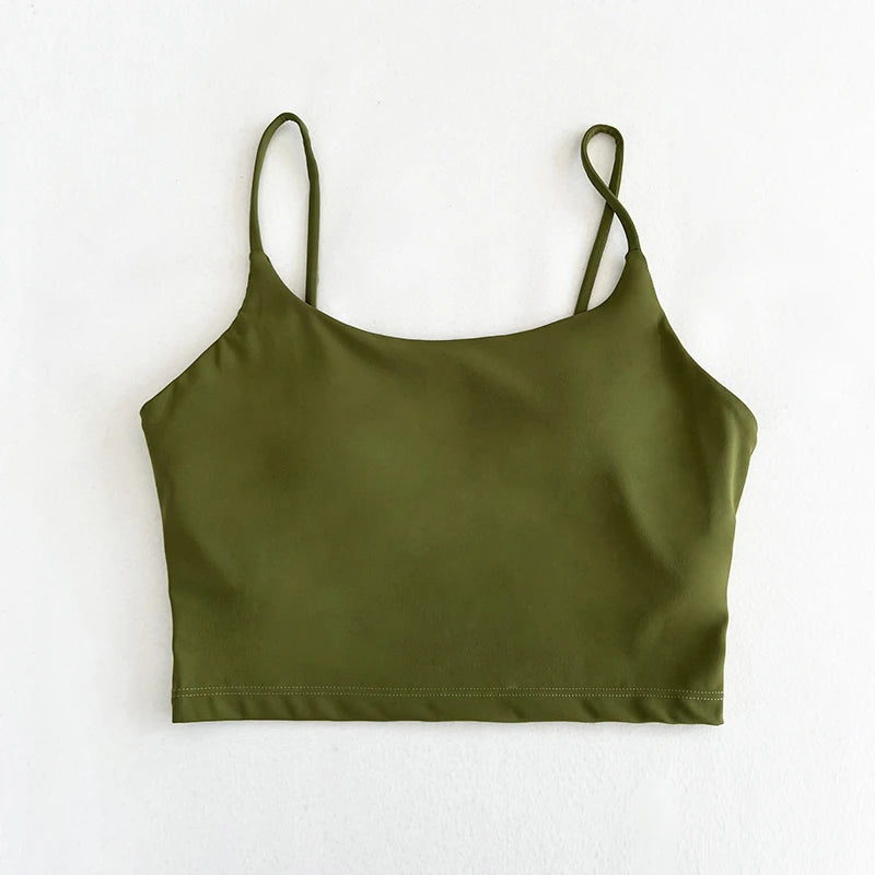 Seamless Naked Sensation Sports Bra – High Support Workout Top for Running, Gym, Pilates & Yoga, Breathable Anti-Bounce Fitness