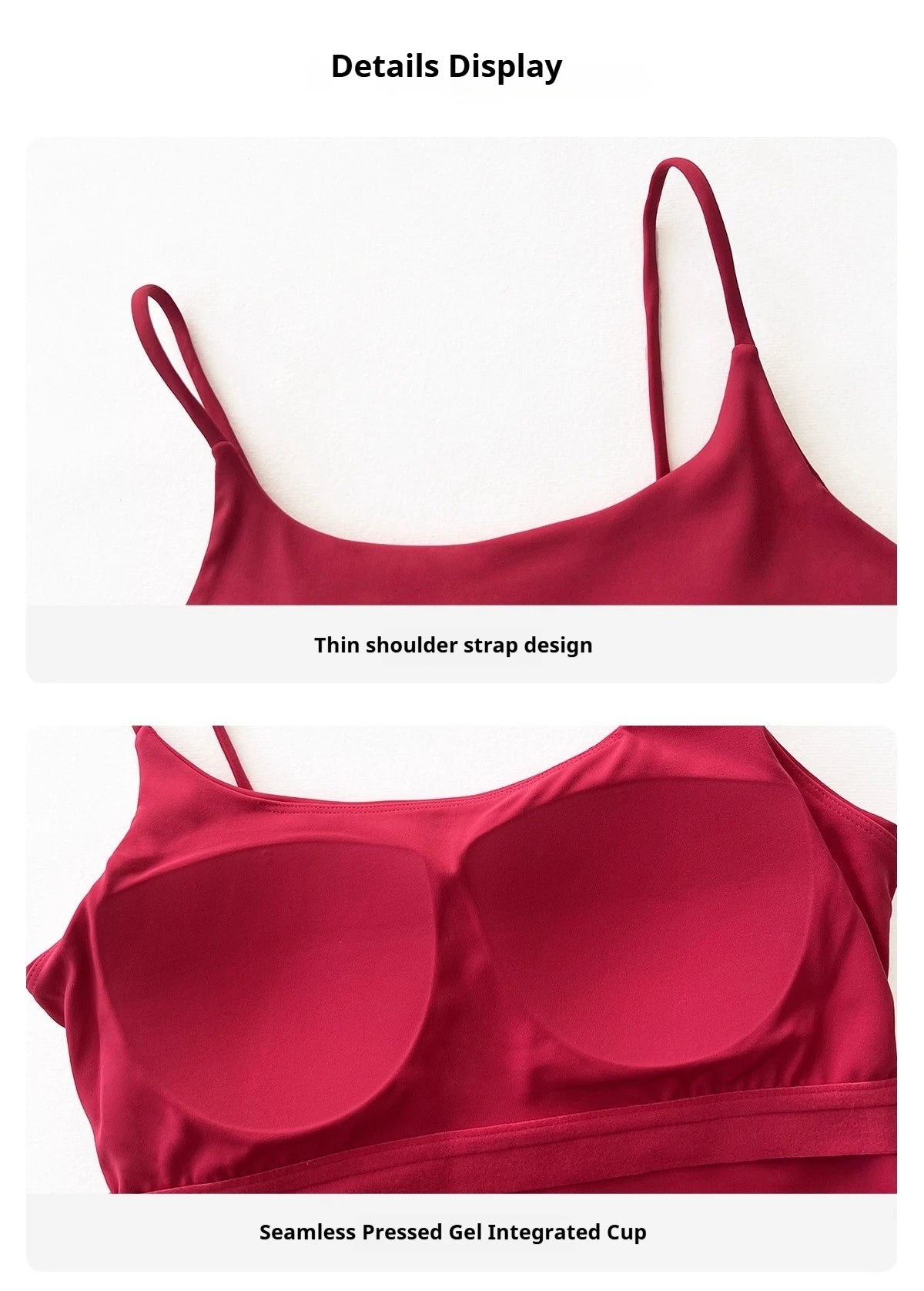 Seamless Naked Sensation Sports Bra – High Support Workout Top for Running, Gym, Pilates & Yoga, Breathable Anti-Bounce Fitness