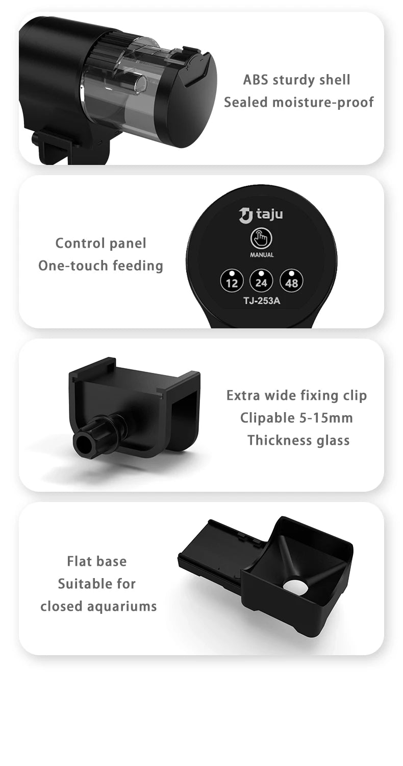 Fish Tank Feeder Intelligent Timed Feeder Ornamental Fish Turtle Food Automatic Feeding Of Fish Food In The Aquarium