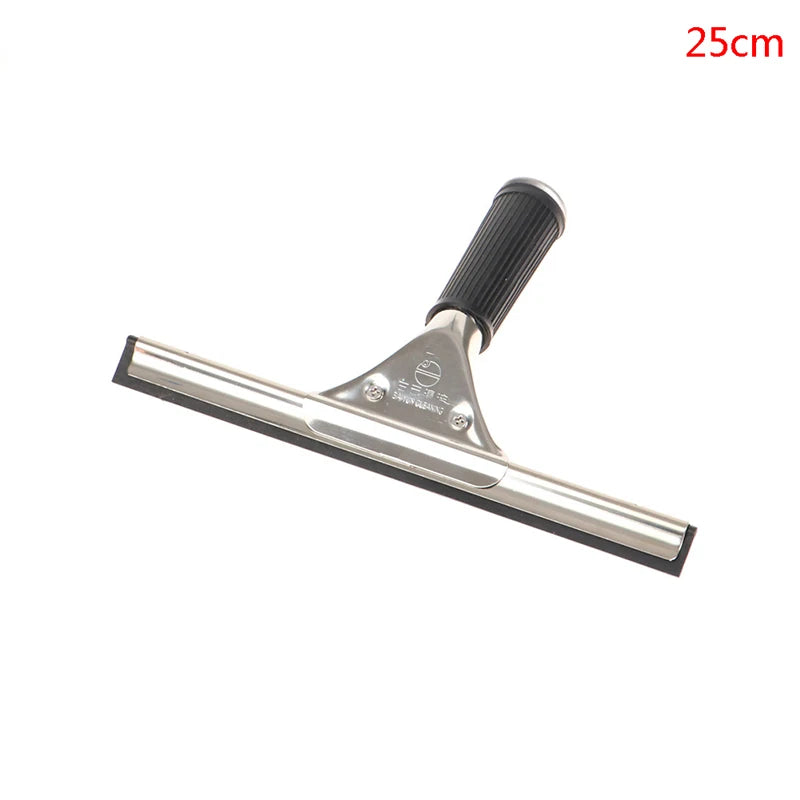 Household Glass Wiper Cleaning Bathroom Mirror Cleaner With Silicone Blade Hook Car Shower Squeegee Window Scraper