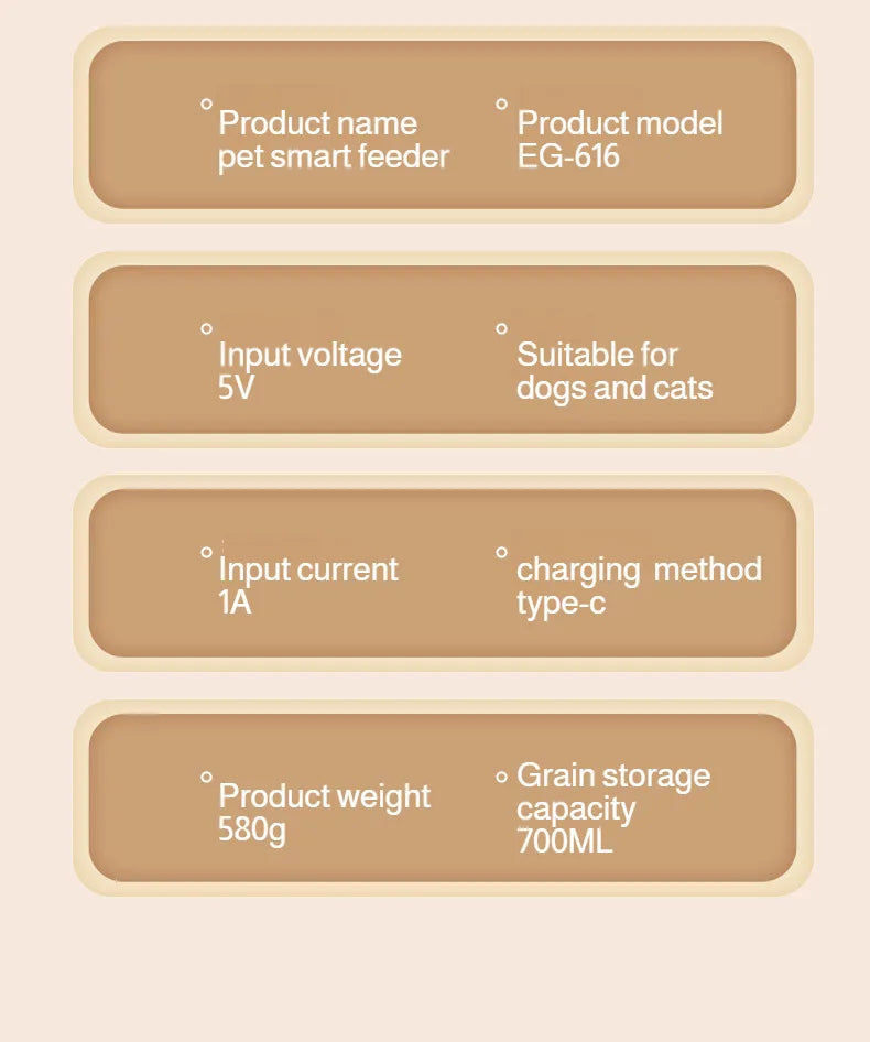 Pet Smart Sensor Feeder Automatic Sensor Open Lid Feeding Machine Cat Food Moistureproof Neck Care Smart Feeder for Small Dog