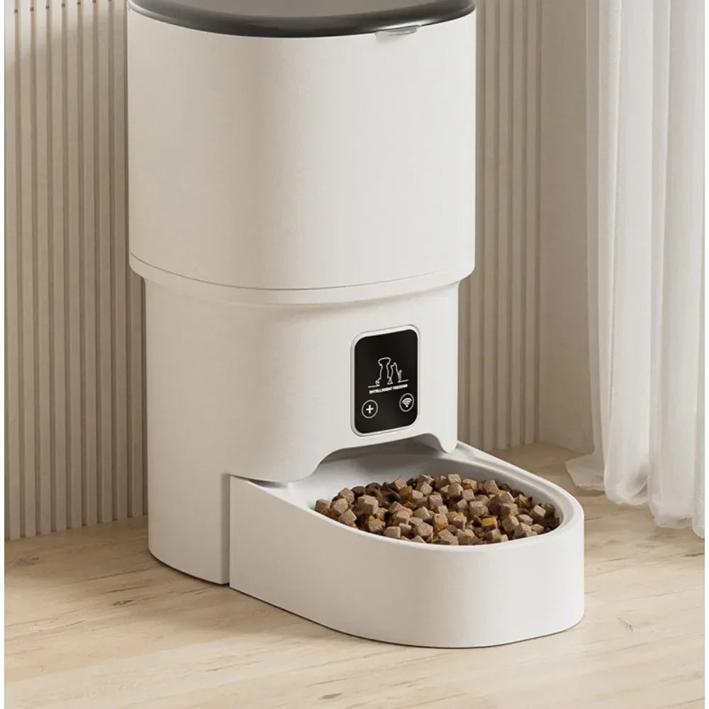 WiFi Automatic Cat Feeder 4L 2.4G Timed Multiple Auto Smart Dog Electric Self Feeding Remote Control Dry Food Basic Dispenser