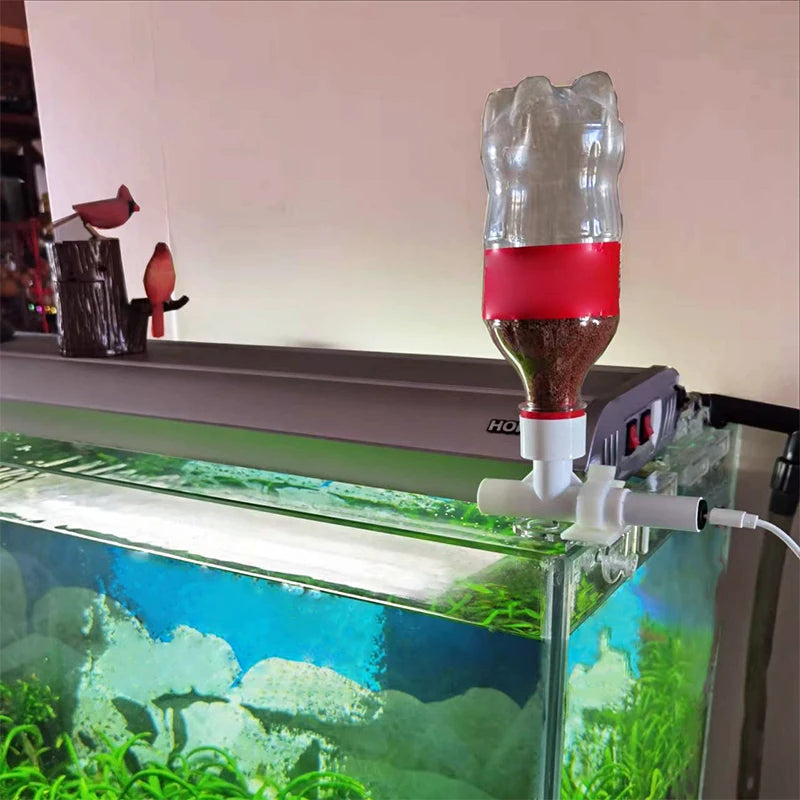 WiFi Smart Automatic Fish Feeder for Aquarium Remote Control Timed Food Dispenser with Capacity for Fish And Shrimp