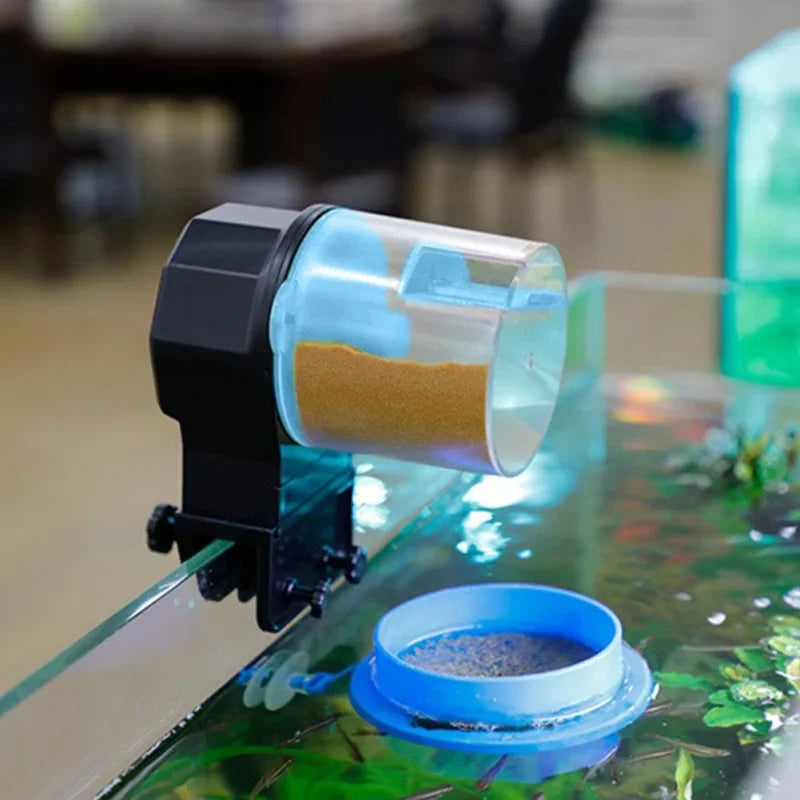 Fish Tank Automatic Feeder Intelligent Timing Automatic Feeder Aquarium Automatic Feeder Large Capacity Fish Feeder  fish feeder
