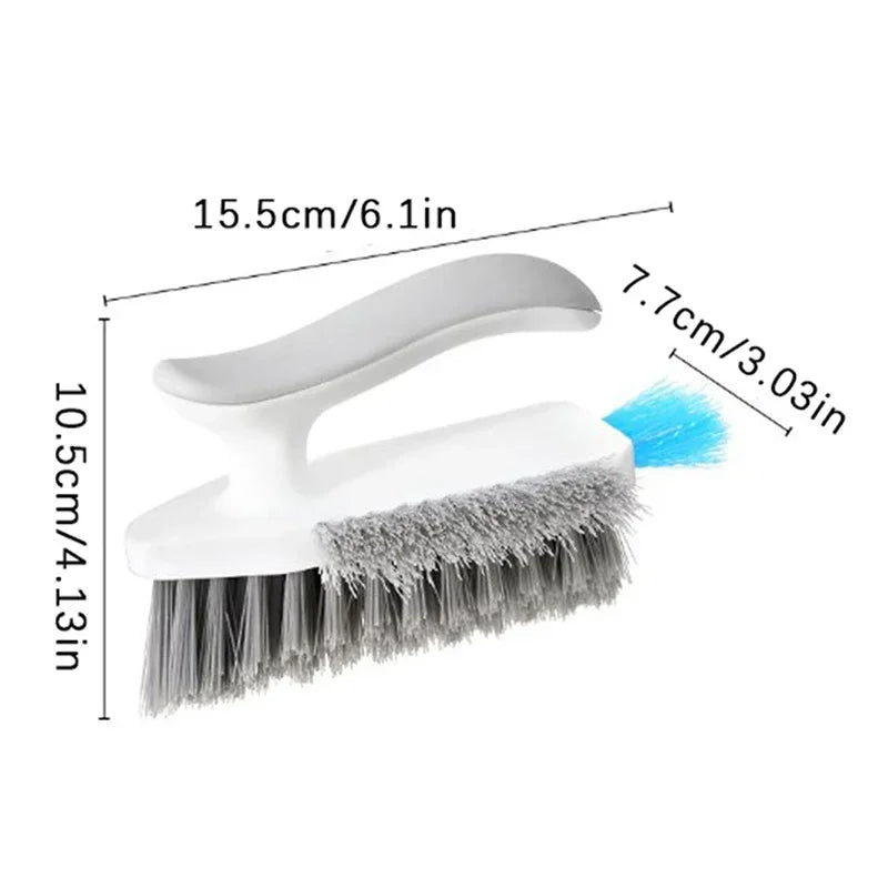 Useful Things for Kitchen Gadgets Cleaning Tools 4-in-1 Tool Dish Soap and Ceramic Tile Floor Brush Bathroom Supplies Tub Home