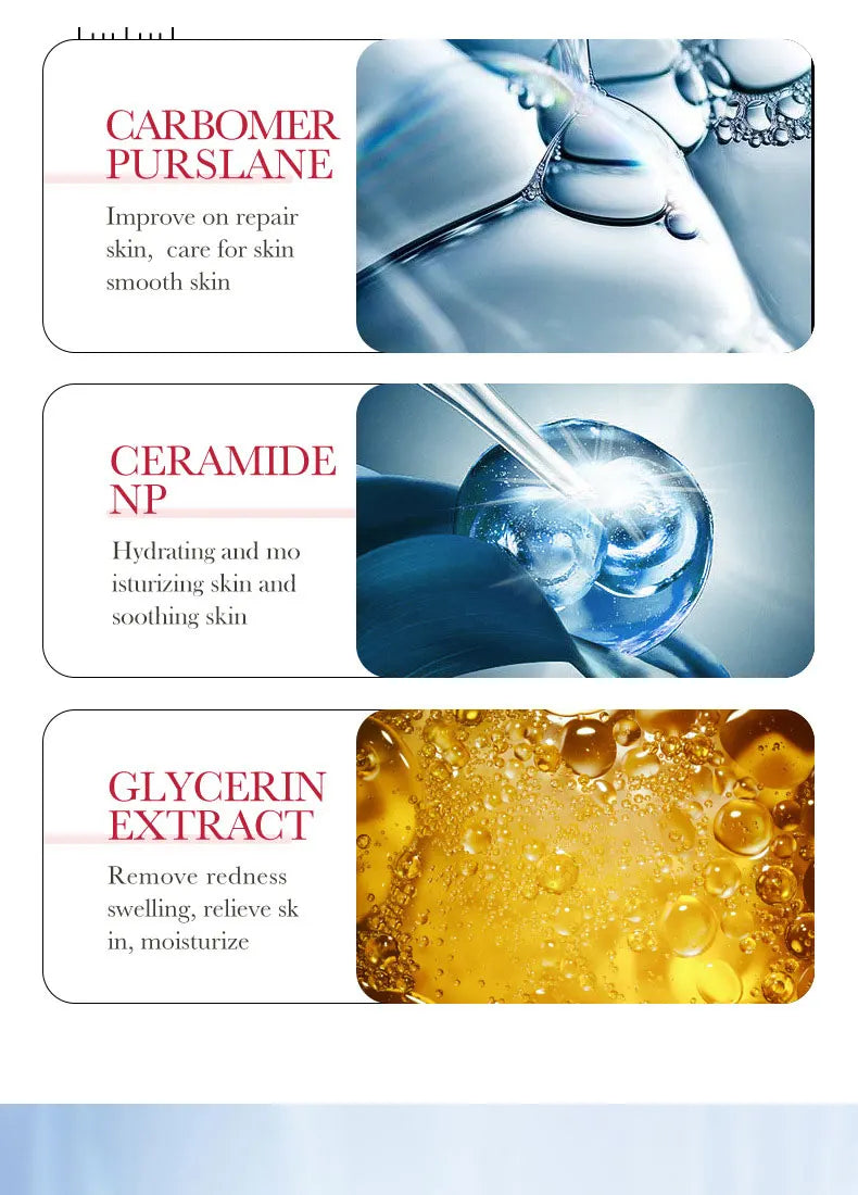 Ceramide Repair Serum Is Specially Designed for Sensitive Skin Repair Damaged Skin Firming and Anti-aging Facial Care Serum