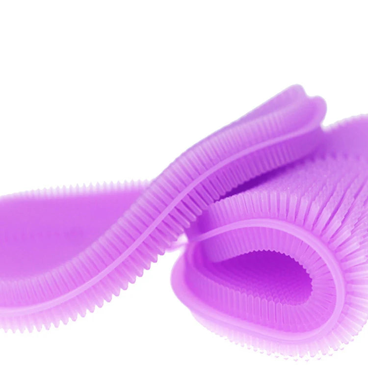 Kitchen Gadgets Round Silicone Magic Cleaning Brushes Washing Fruit Brush Insulation Pad Pot Bowl Cleaner Kitchen Accessories