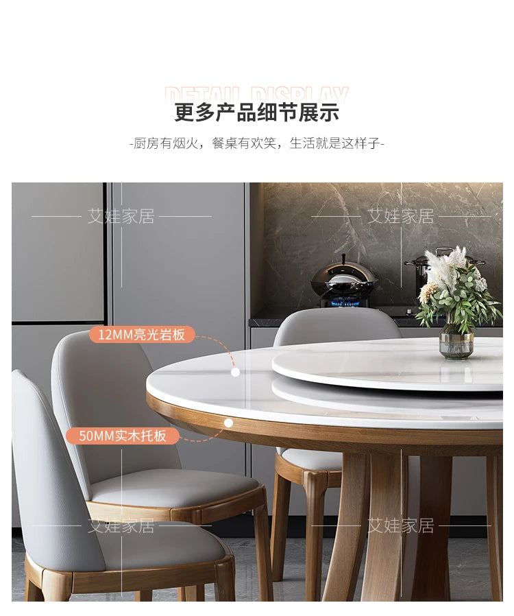 Marble Round Dining Table Nordic Luxury Style Minimalist Modern Dining Table Legs Space Savers Mesa Comedor Home Furniture