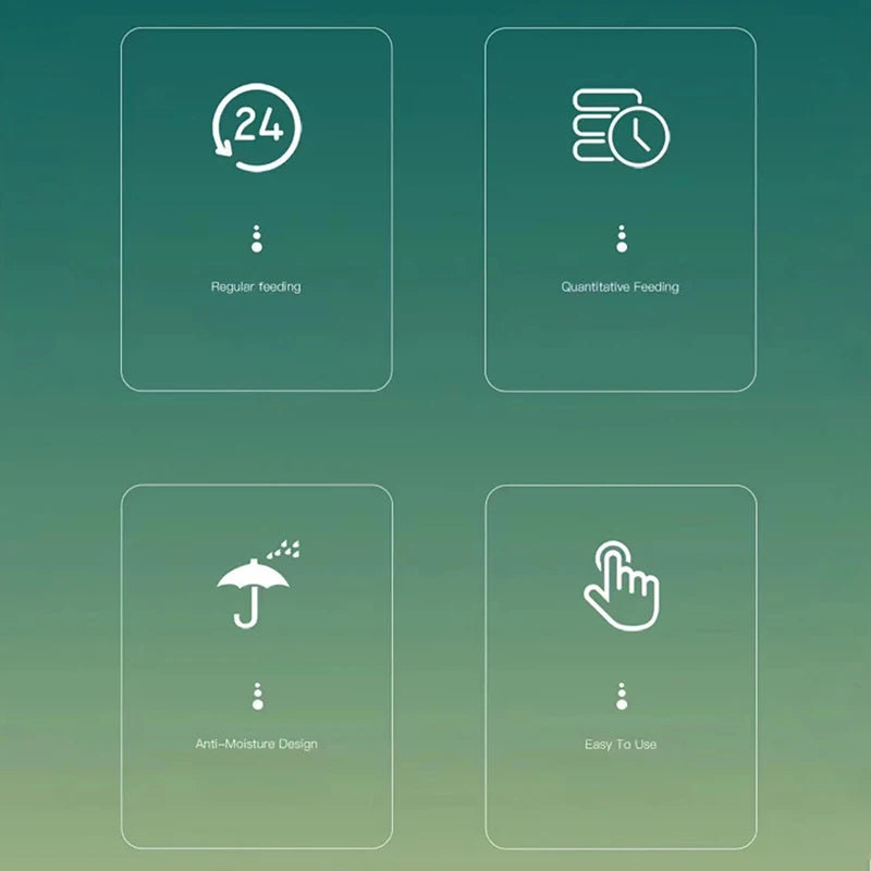 Aquarium Fish Tank Feeder Intelligent Automatic Feeder Digital Timing Wifi Wireless Remote Control Fish Feeding