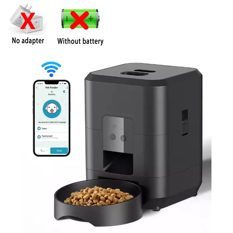 2L Smart Control Pet Feeder WIFI Feeders For Cats Remote Feeding cat Food Dispenser Automatic Pets Feeder