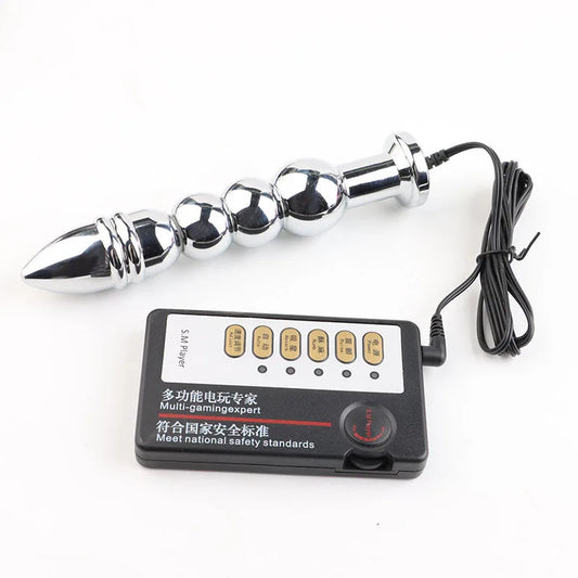 Adult Games Sex Toys Men Women Masturbation Sex Products Electric Shock Anal Plug Anal Butt Plug Medical Themed BDSM Fetish