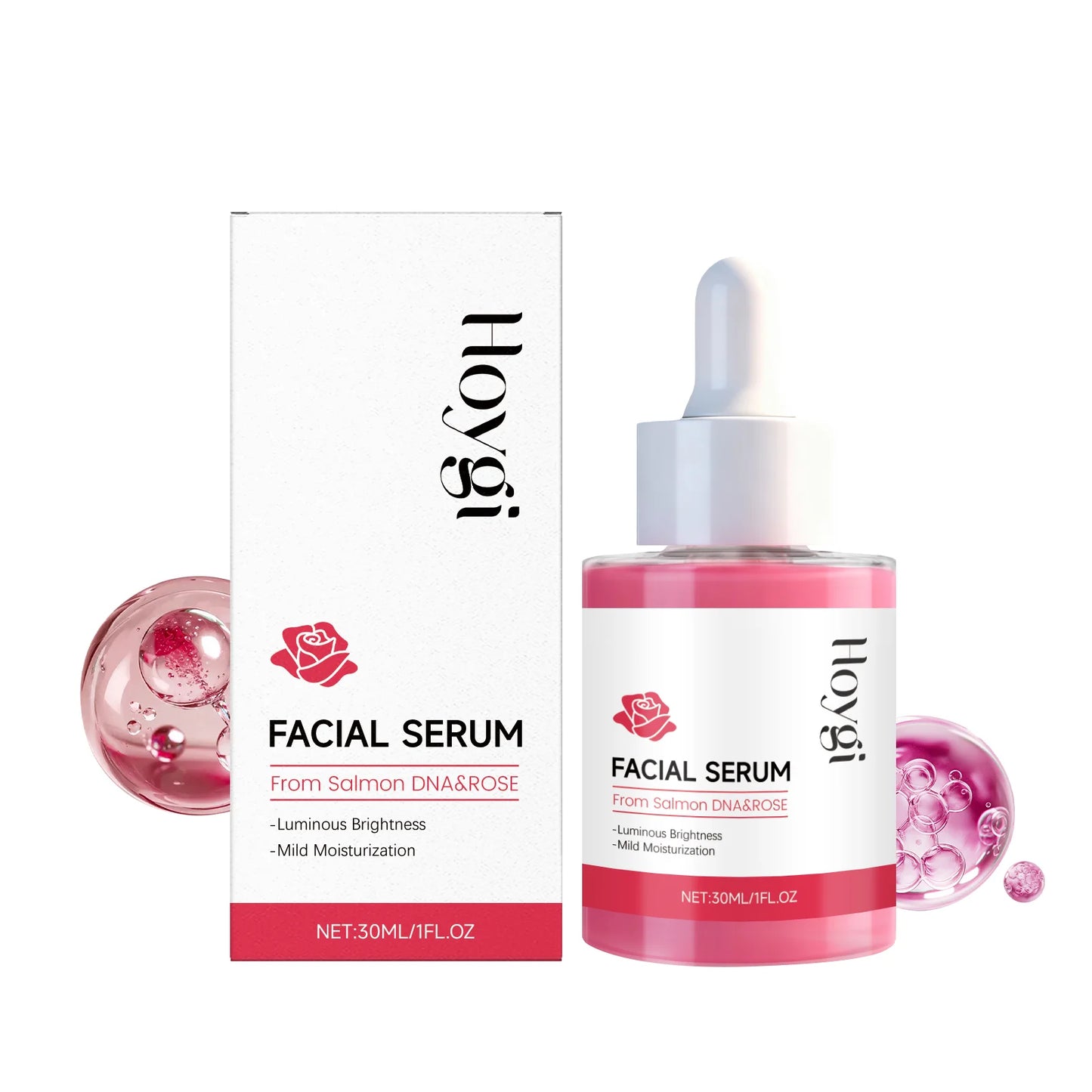 Moisturizing & Brightening Serum - Nourishes Facial Skin, Boosts Elasticity, Refines Texture & Leaves Skin Smooth
