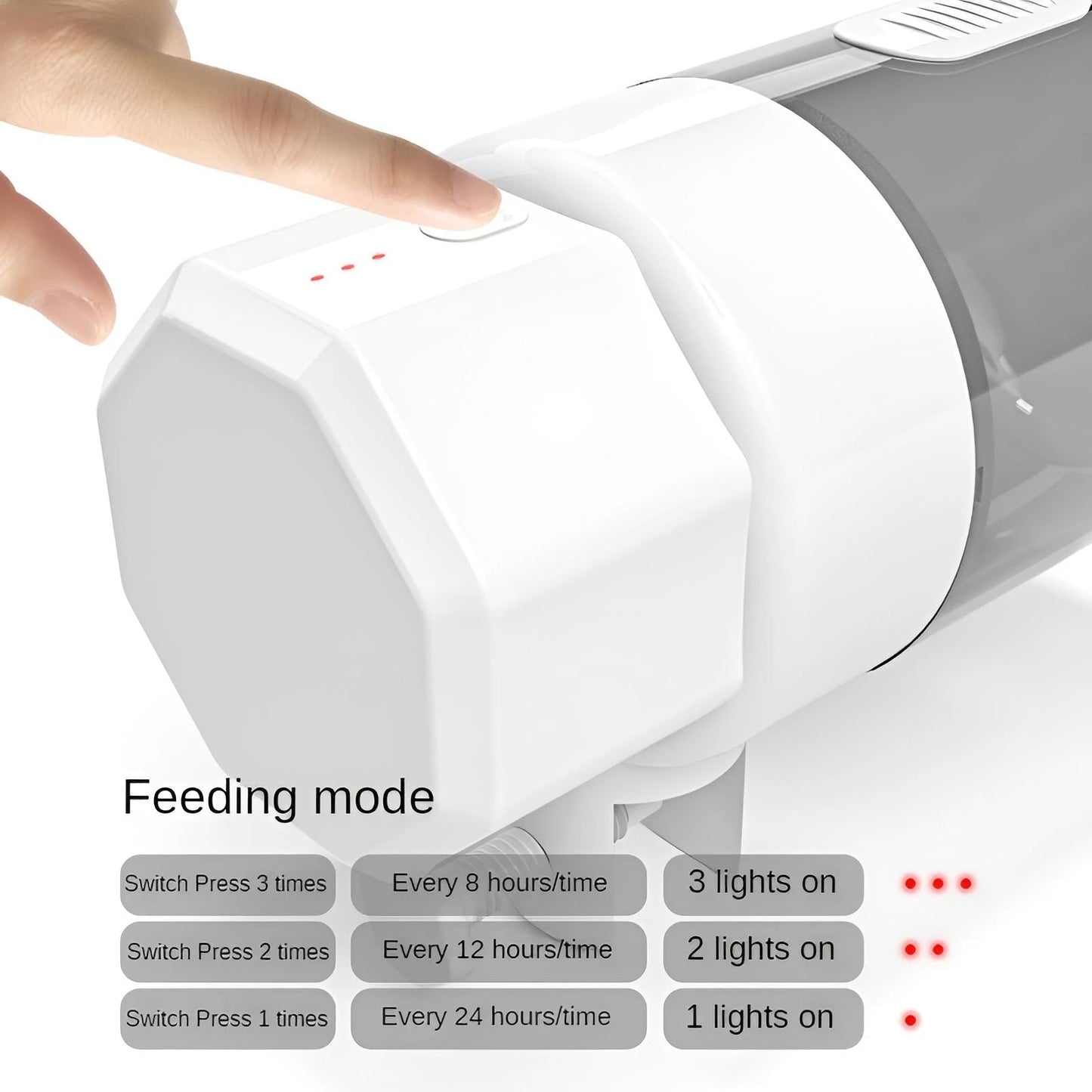 Automatic Fish Feeder with Smart Timer, 3 Feeding Modes, Large Capacity & Quiet for Aquarium Fish/Turtles