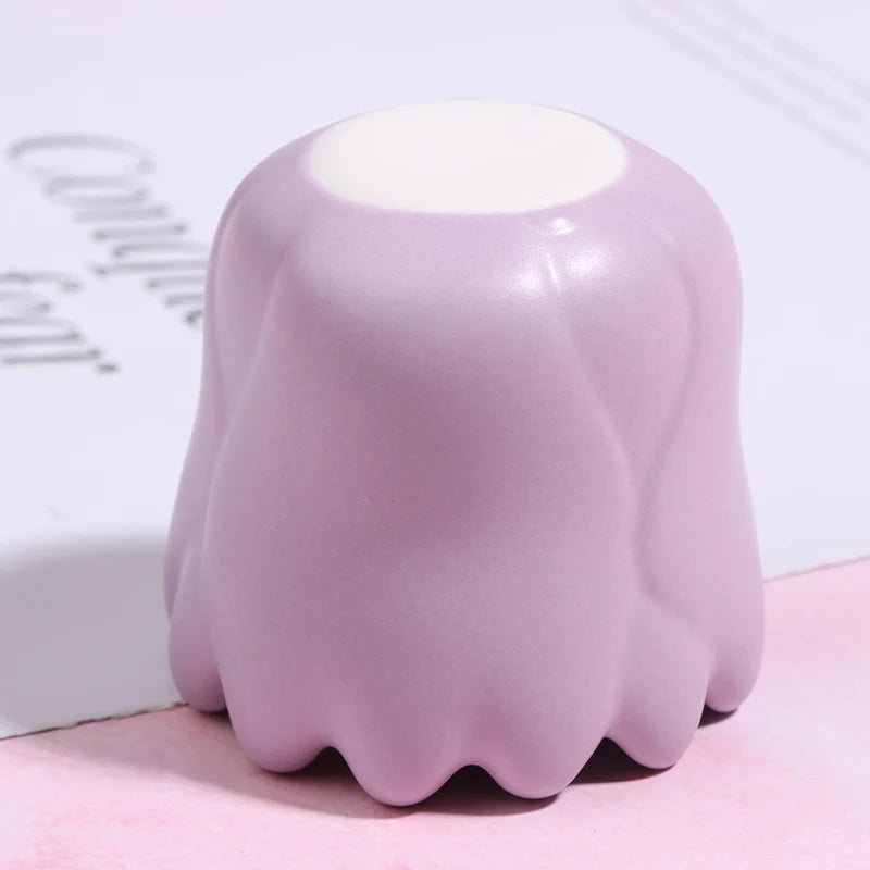 Purple Ceramic Gua Sha For Face Body Massage Tool Body Guasha Board For Relief Massage Face Lift Gua Sha Massager