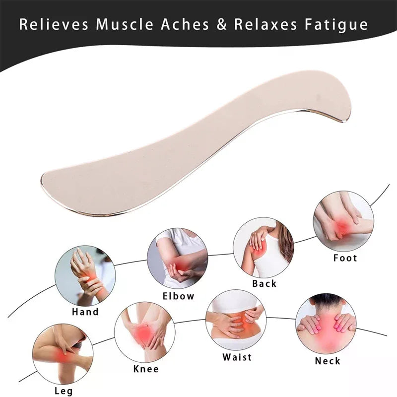 Gua Sha Stainless Steel Massage Tools Muscle Scraper Tool, Physiotherapy Tools, Muscle Gua Sha Tools