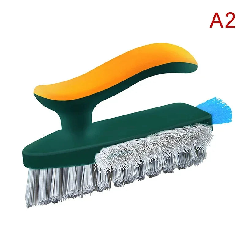 Useful Things for Kitchen Gadgets Cleaning Tools 4-in-1 Tool Dish Soap and Ceramic Tile Floor Brush Bathroom Supplies Tub Home