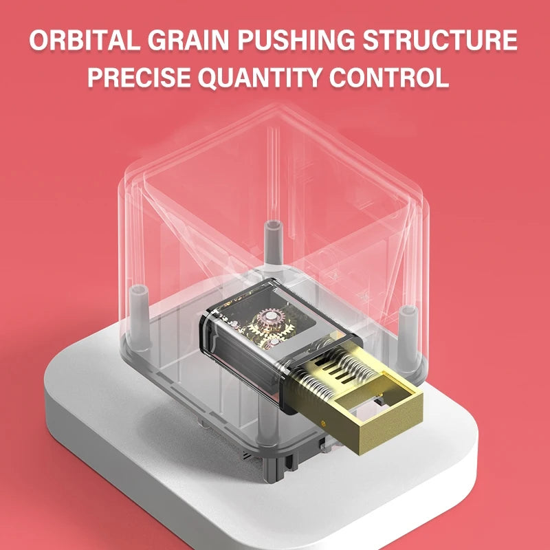 Fish Feeder Automatic LED LCD Screen Automatic Feeder 320ml Large Capacity Smart Timing Feeder Fish Turtle Food Fish Feeding