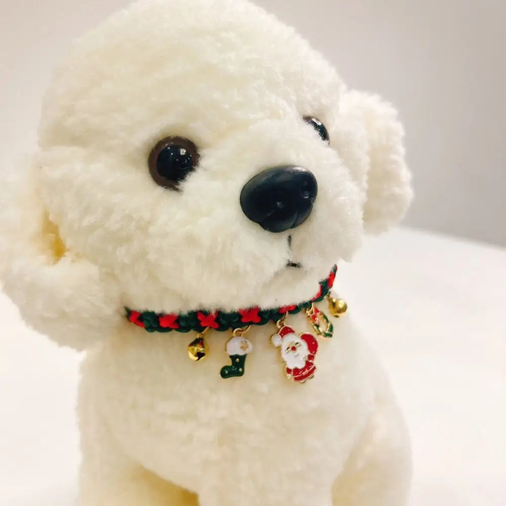Pet Accessories Creative Christmas Pet Collar Exquisite Adjustable Pet Necklace Fashion Soft Cat Neck Strap Party