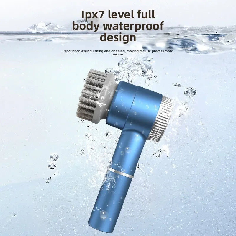 Multifunctional Electric Cleaning Brush Wireless Household Washing Pot Dishwashing Shoe Artifact Bathroom Electric CleaningBrush