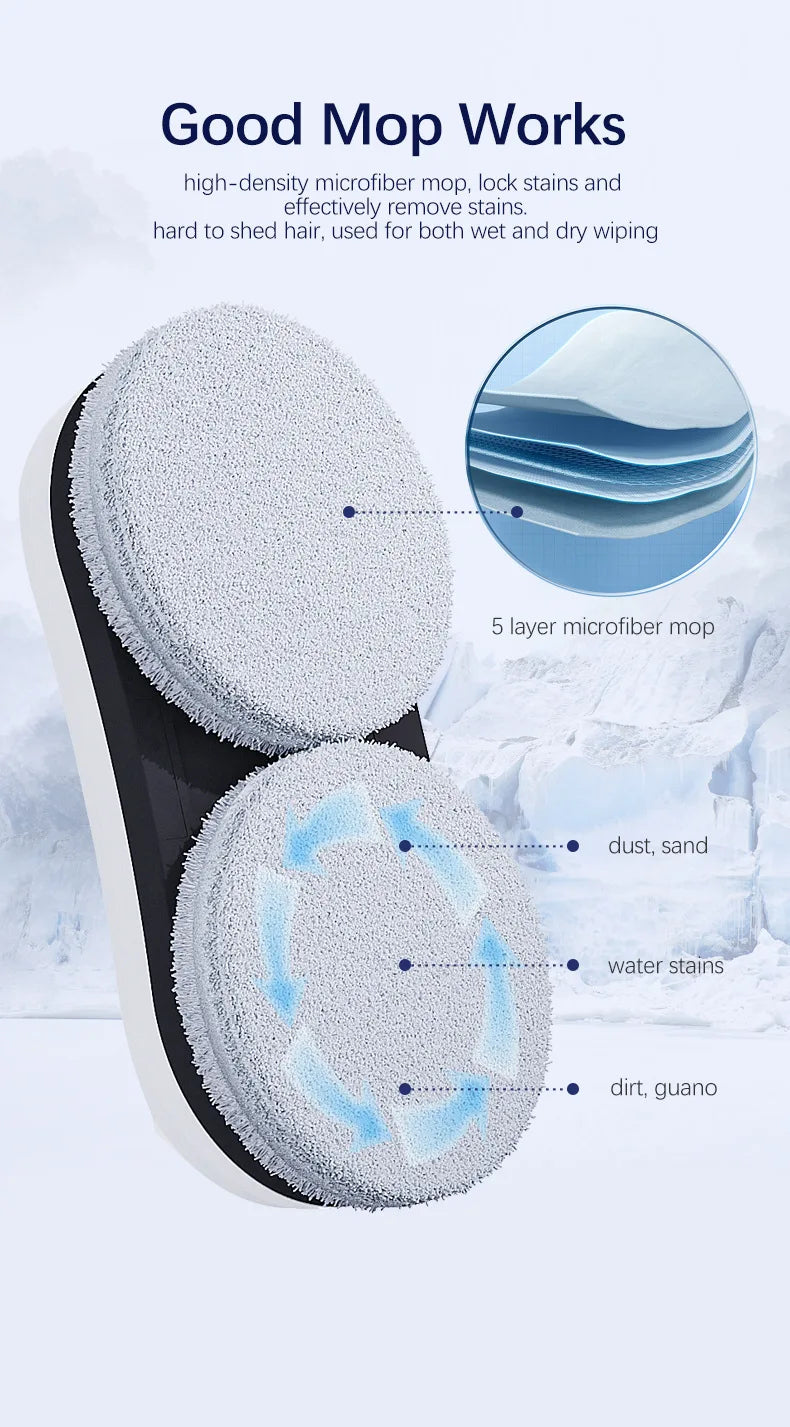 Window Vacuum Cleaning Robot Smart Window Glass Washer Electric Glass Limpiacristale Remote Control Automatic Window Cleaner