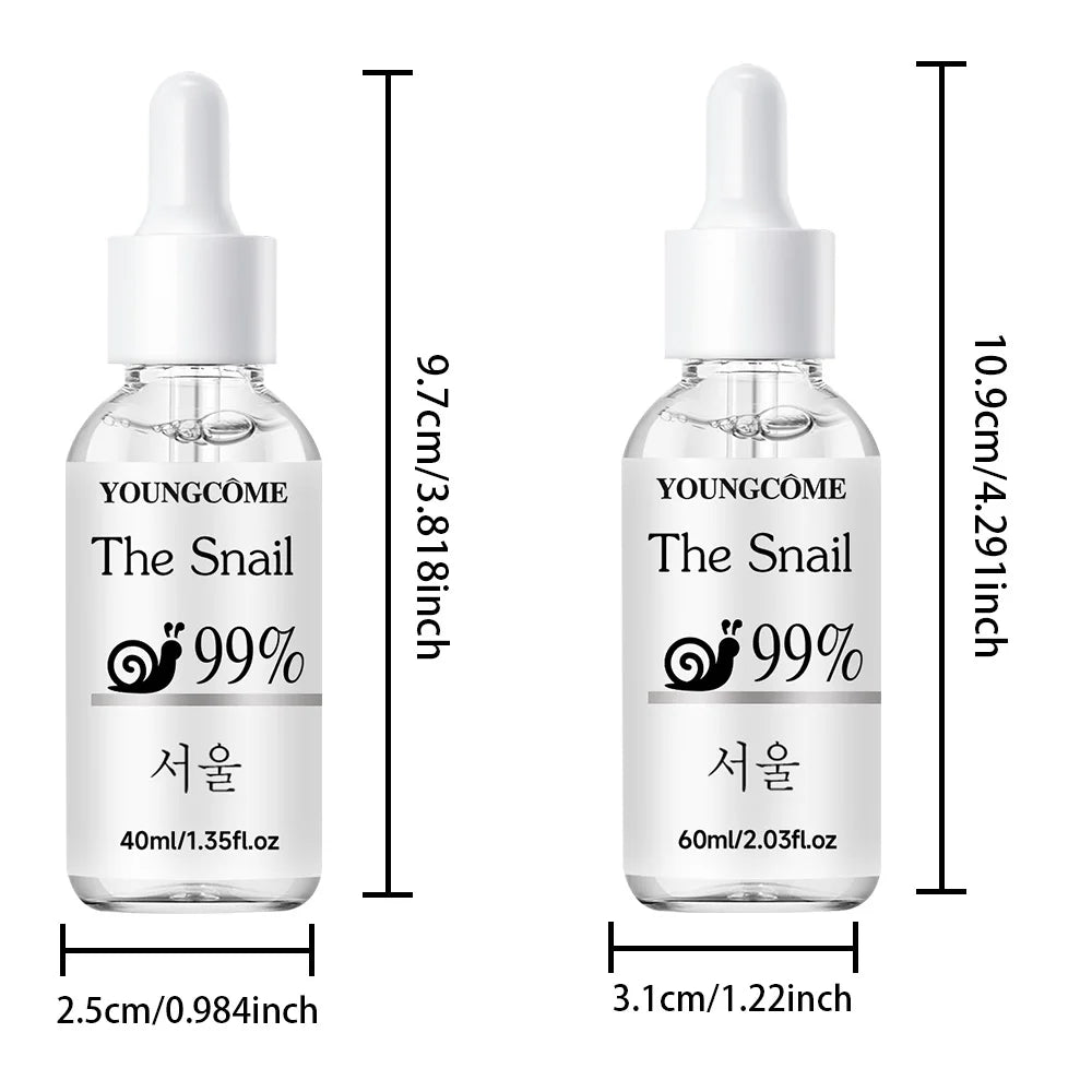 Snail Essence Soothing Face Serum Facial All in One Facial Serum Hydrating and Moisturizing Skin Care