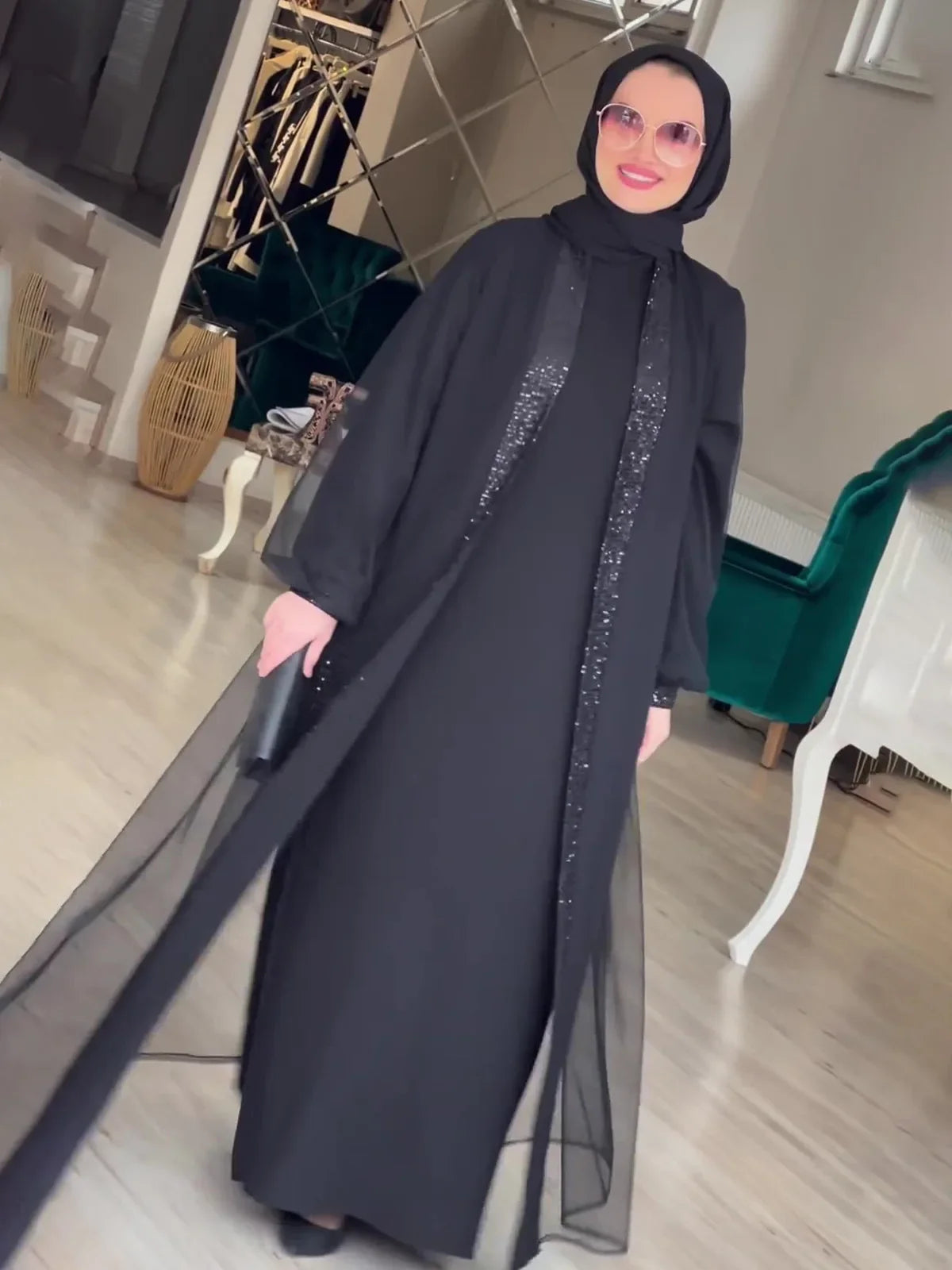 Muslim Modest Women Dress Jalabiya Vestidos Eid Ramadan Arabic Long Robe Dubai Islam Morocco Kaftan Abayas Cardigan Dresses 2024