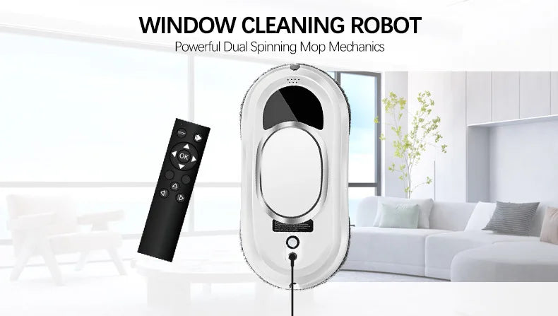 Window Vacuum Cleaning Robot Smart Window Glass Washer Electric Glass Limpiacristale Remote Control Automatic Window Cleaner