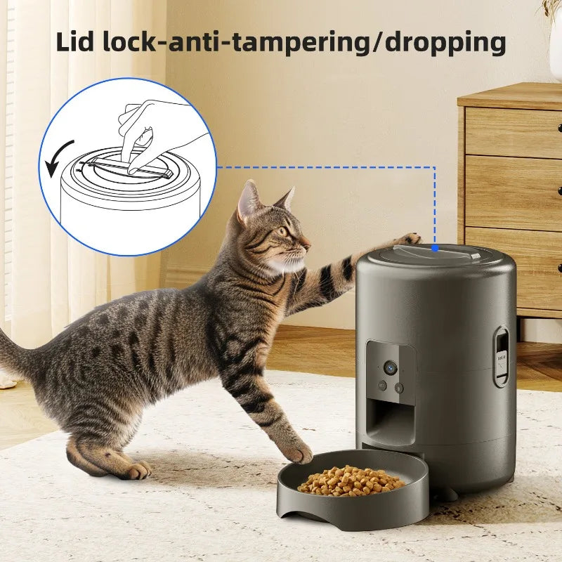 2L Smart Dog Automatic Feeder Wifi Video Capability Timer Dogs Automatic Feeders with Camera Cat Feeders Cheap Pet Supplies