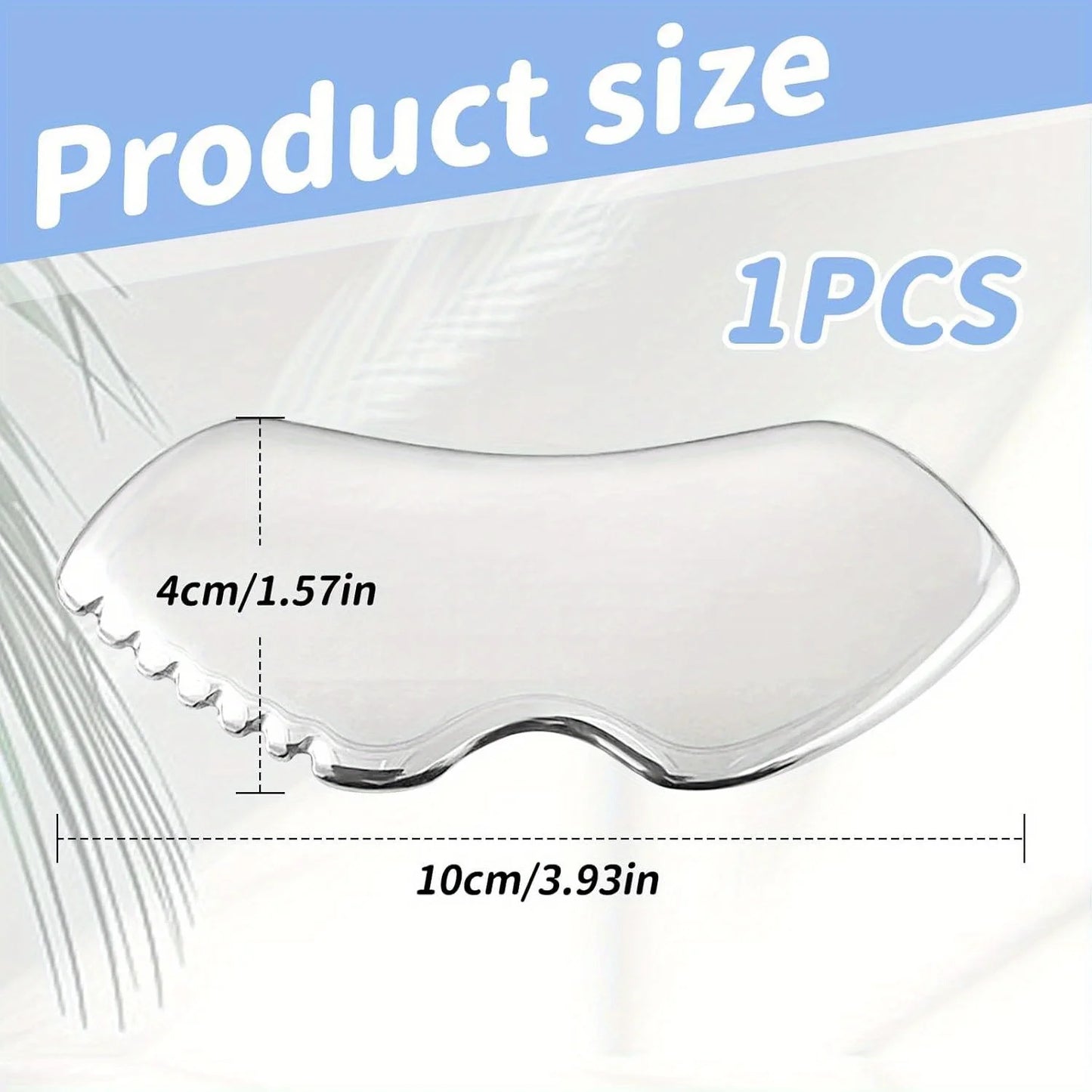 Gua Sha Stainless Steel, Metal Face Gua Sha for Jawline Sculpting, Guasha Tool Face Body Gua Sha (Silvery), Guasha Board