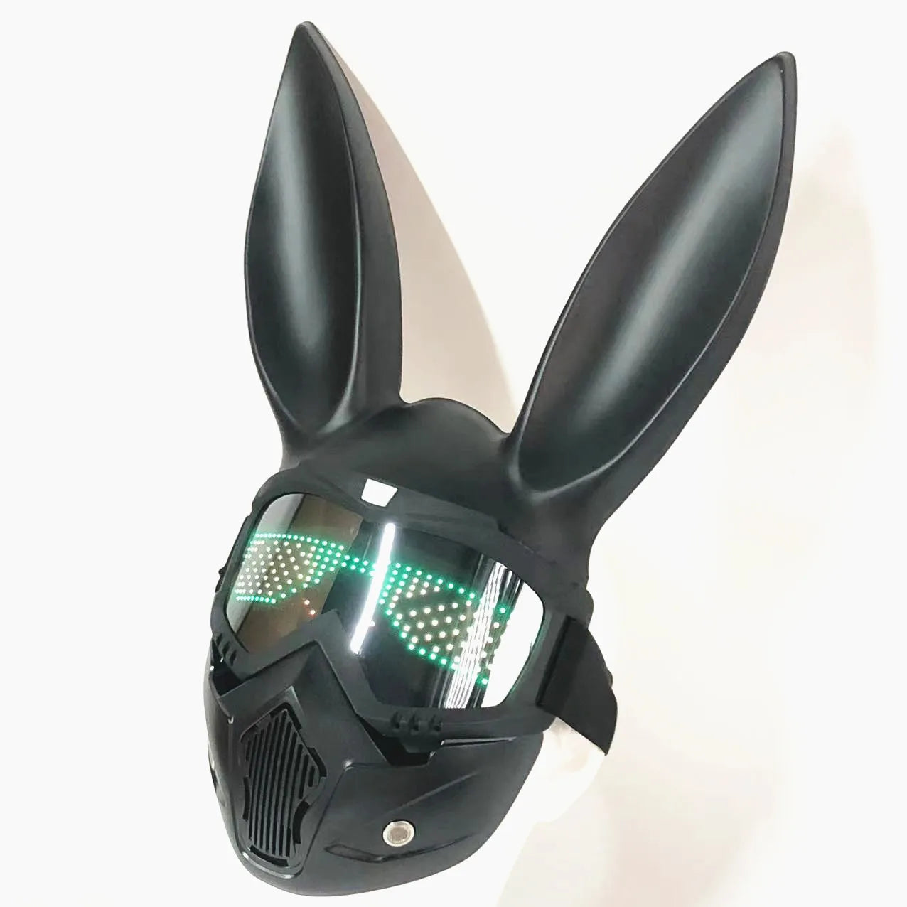 Halloween Bunny Girl Colplay Bluetooth APP Light Up Purge Mask Halloween Masquerade Party LED Face Masks for Kids Men Women