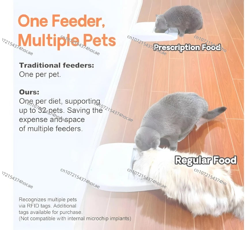NEW Smart RFID Pet Feeder Bowl For Cats Dog And Multi Pets Homes Intelligent Automatic Timed Cat Food Dispenser