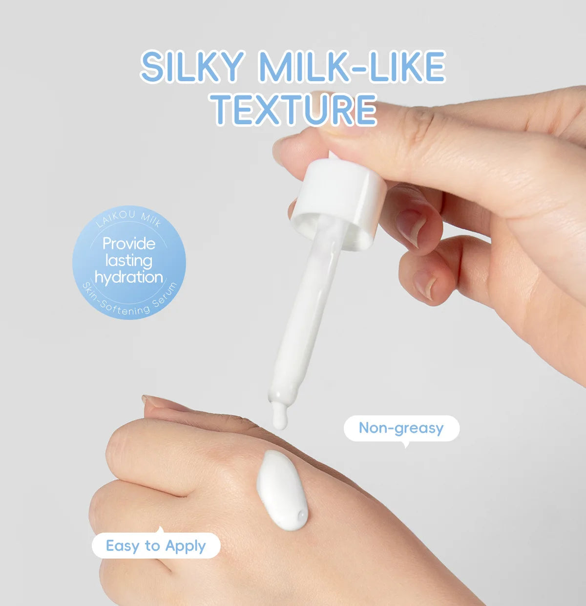 Milk Facial Serum for Face Skincare Moisturizing Hydrating Facial Essence Beauty Face Serum Cream Skin Care Products 17ml