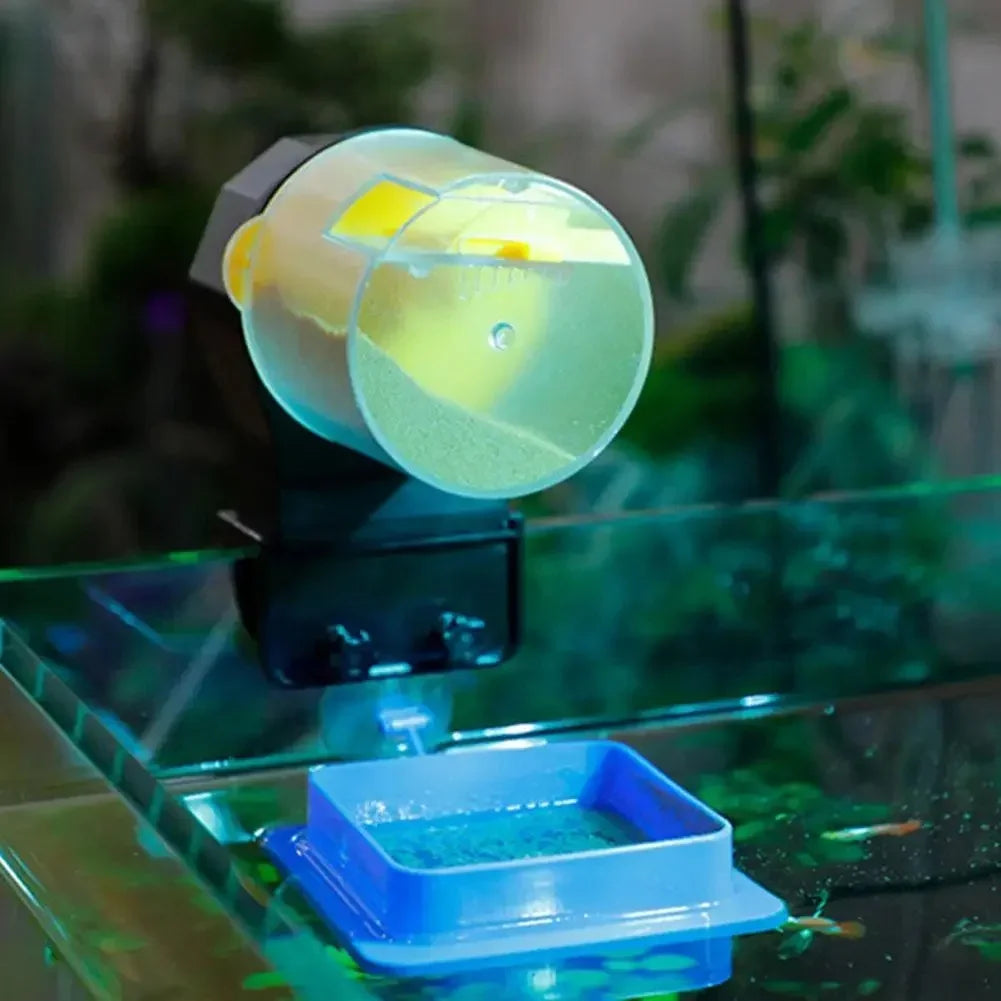 Fish Tank Automatic Feeder Intelligent Timing Automatic Feeder Aquarium Automatic Feeder Large Capacity Fish Feeder  fish feeder