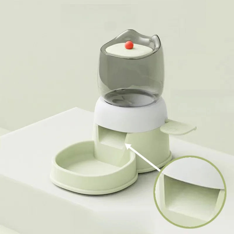 Automatic Smart Pet Feeder，Foot Pedal Operation - Free Automatic Dispenser for Cats and Dogs，Foot activated feeding system for k