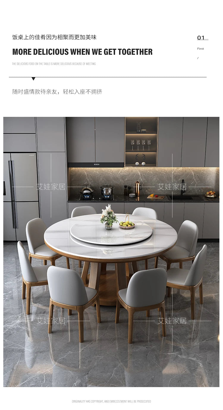 Marble Round Dining Table Nordic Luxury Style Minimalist Modern Dining Table Legs Space Savers Mesa Comedor Home Furniture