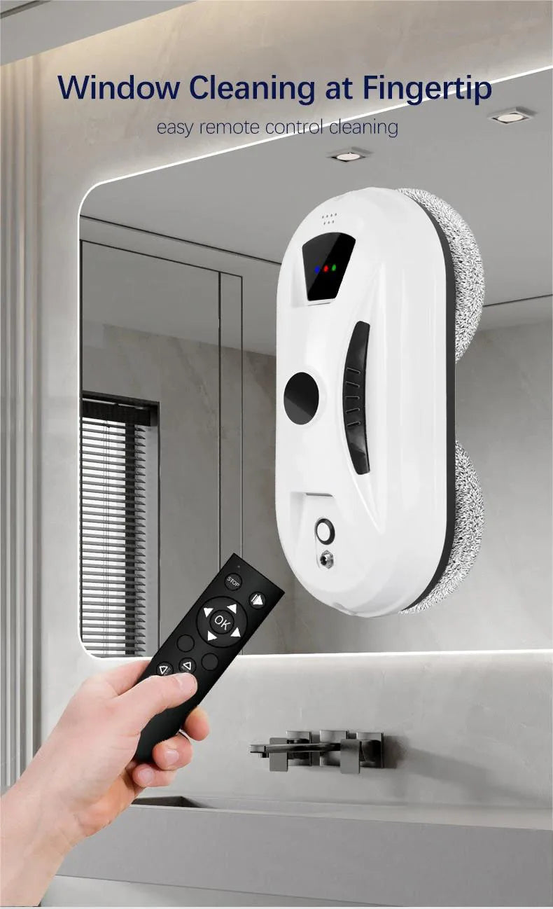 Smart Window Cleaning Robot Electric Intelligent Glass limpiacristales Robot Vacuum Cleaner for Window Remote Control for Home
