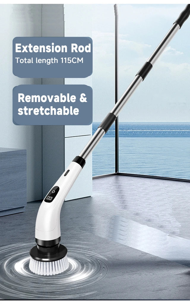 Electric Window Cleaner Vacuum Smart Home Appliance Clean Glass Windows Washer Window Washing Electric Floor Mops Cleaning Brush