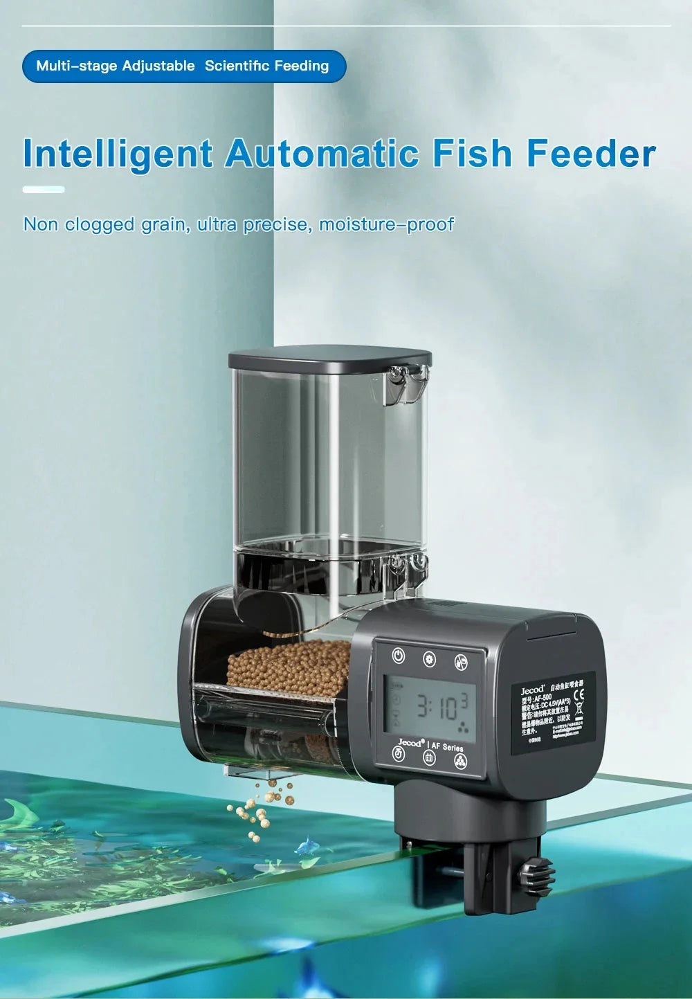 Smart Automatic Fish Feeder Turtle Feeder Timing Quantitative Feeding Suitable Aquarium Fish Tank Accessories Bet Fish Goldfish