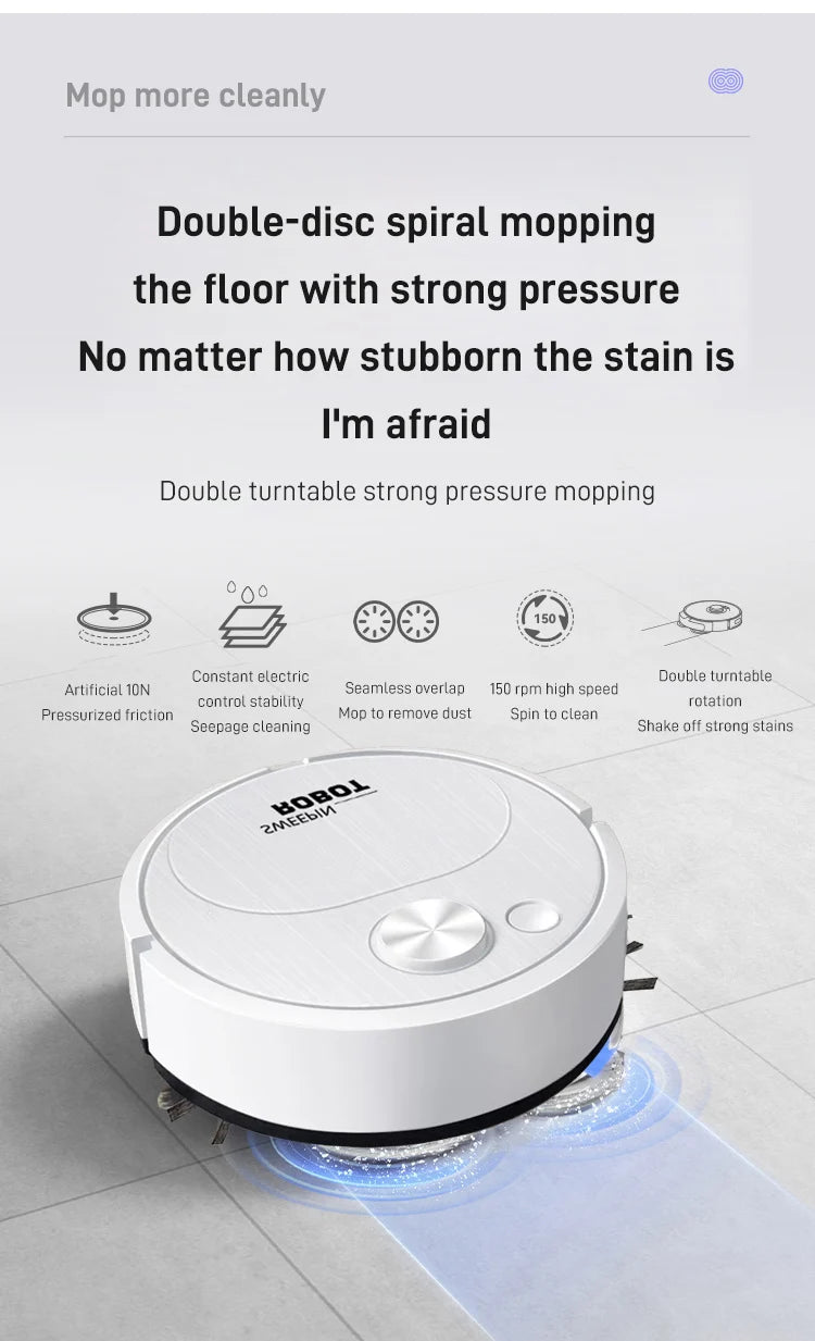 Home Smart Mini Vacuum Cleaner Usb Charging Automatic Smart Sweeping Robot Cleaning Machine