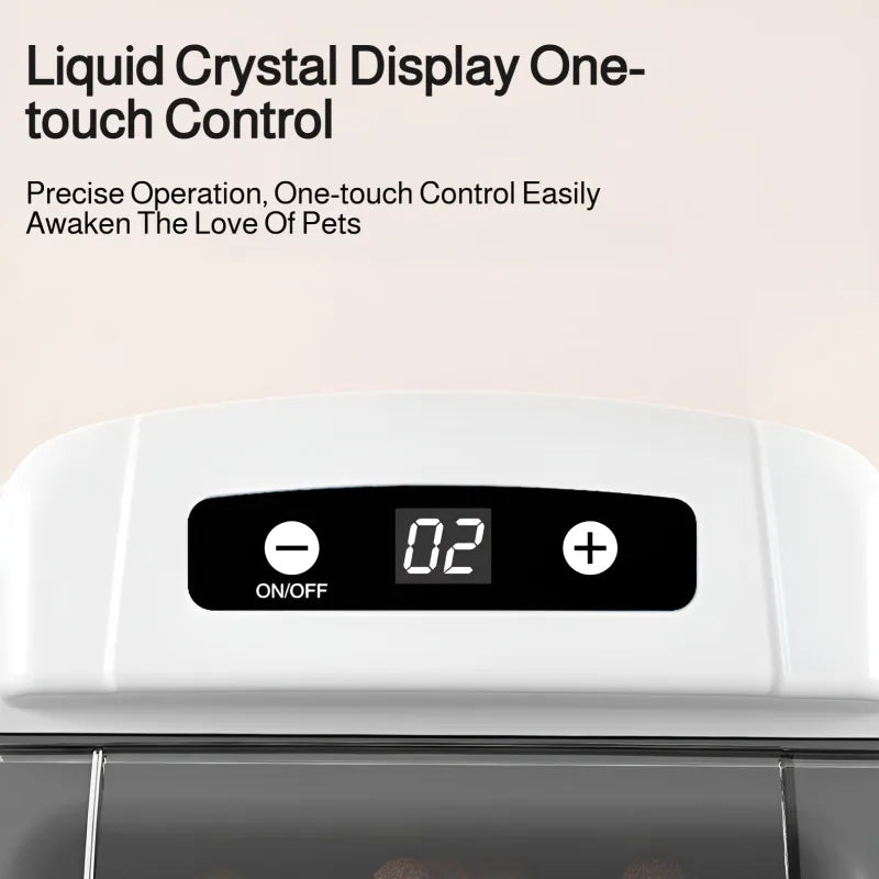 Pet Smart Sensor Feeder Automatic Sensor Open Lid Feeding Machine Cat Food Moistureproof Neck Care Smart Feeder for Small Dog