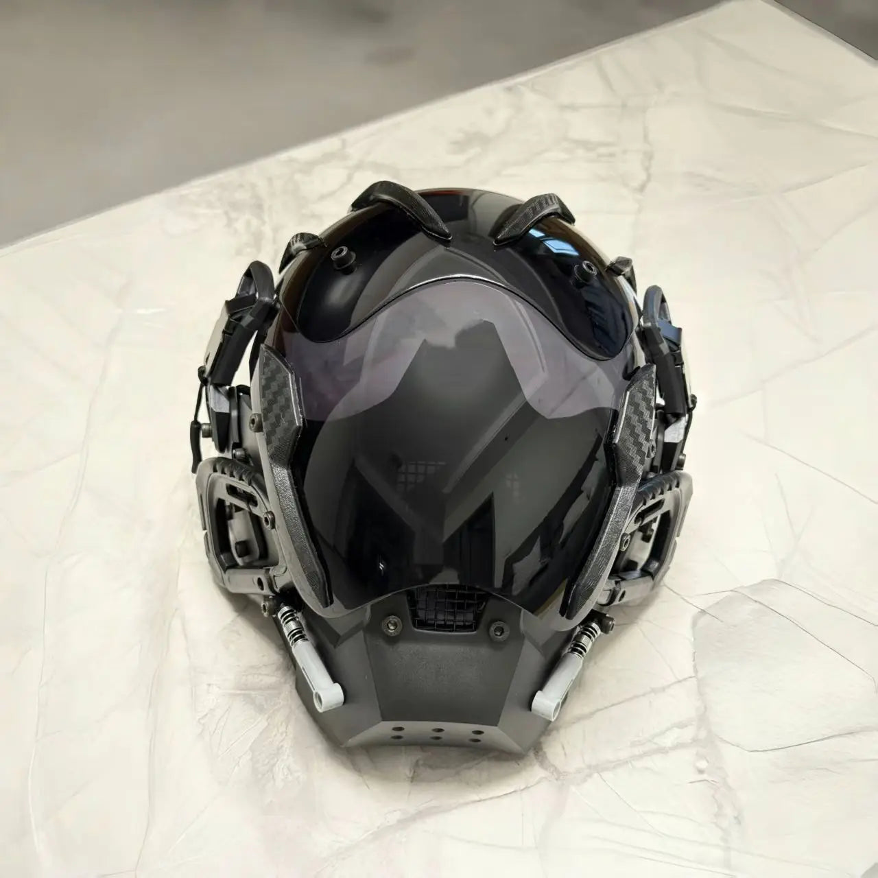 Cyberpunk mask Cosplay mask Halloween party gifts personalized role-playing mask with anti-fog lenses