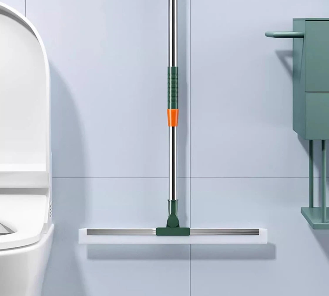 Silicone Scraper Broom Magic Wiper Floor Toilet Bathroom Squeegee Scrubber High Place Glass Wiper Household Cleaning Tools