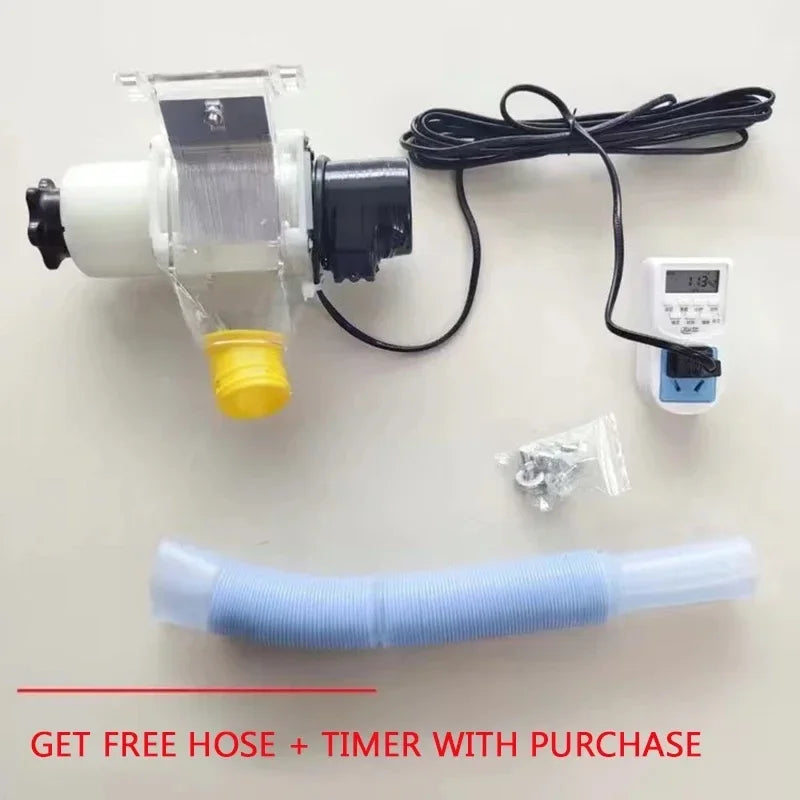 Chicken Feeding Automatic Feeder Chicken Feeding Remote Feeding Feeder Pigeon Feed Timing Solar Feeder