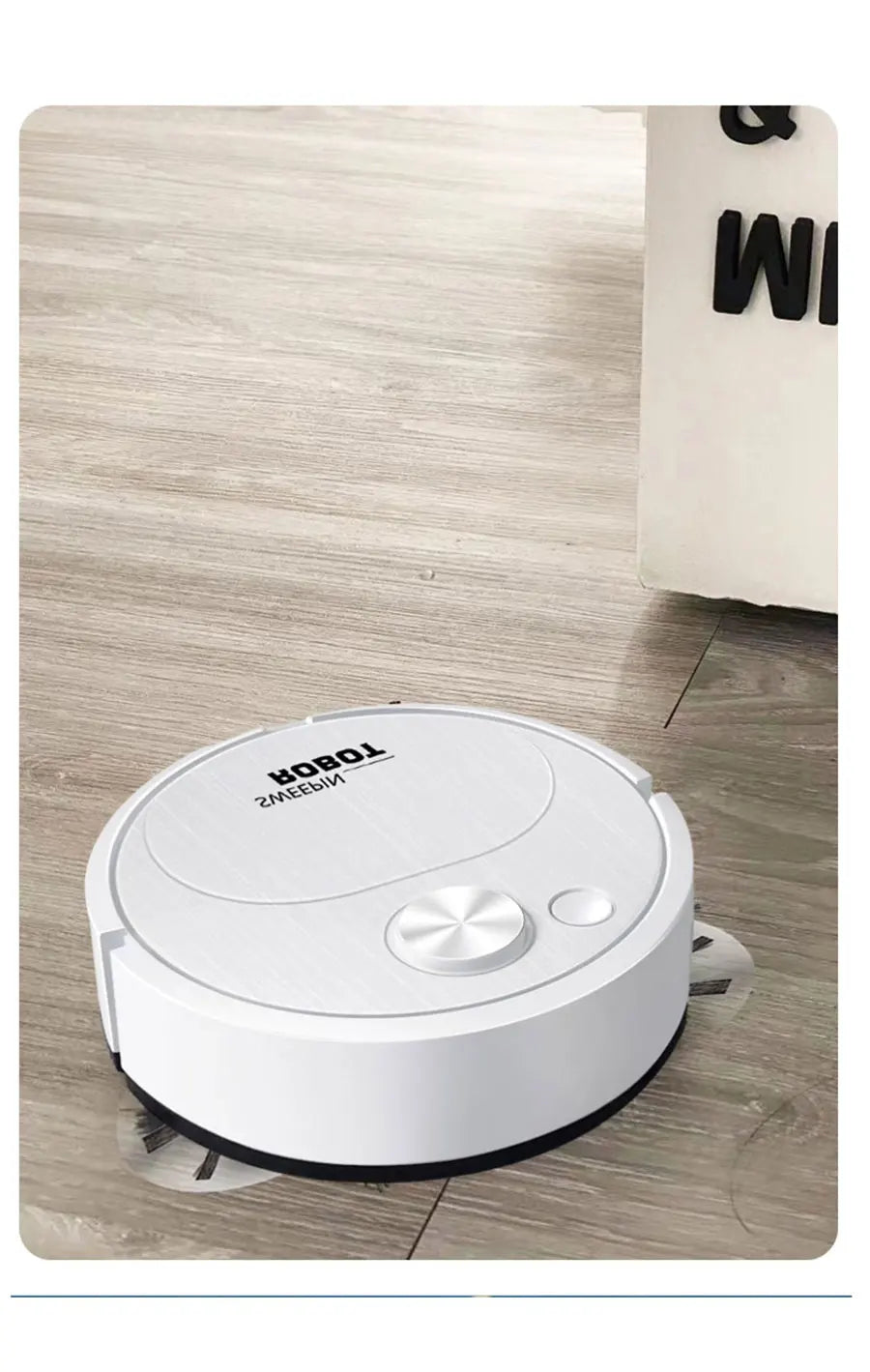 Smart Robot USB Sweeping Robot Vacuum Cleaner Mopping 3 In 1 Smart Wireless 1500Pa Dragging Cleaning Sweep Floor For Home Office