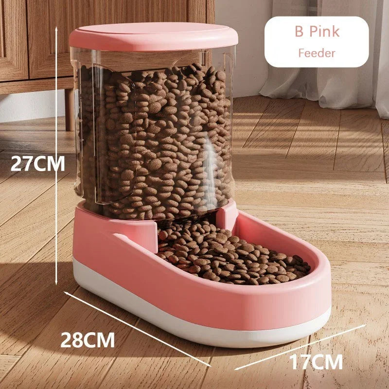 ￥Auto Smart Feeder with Water Dispenser｜6L Dual Tanks, Chew-Proof ABS Case, APP Control & Low-Food Alert (Durable Home Solution)