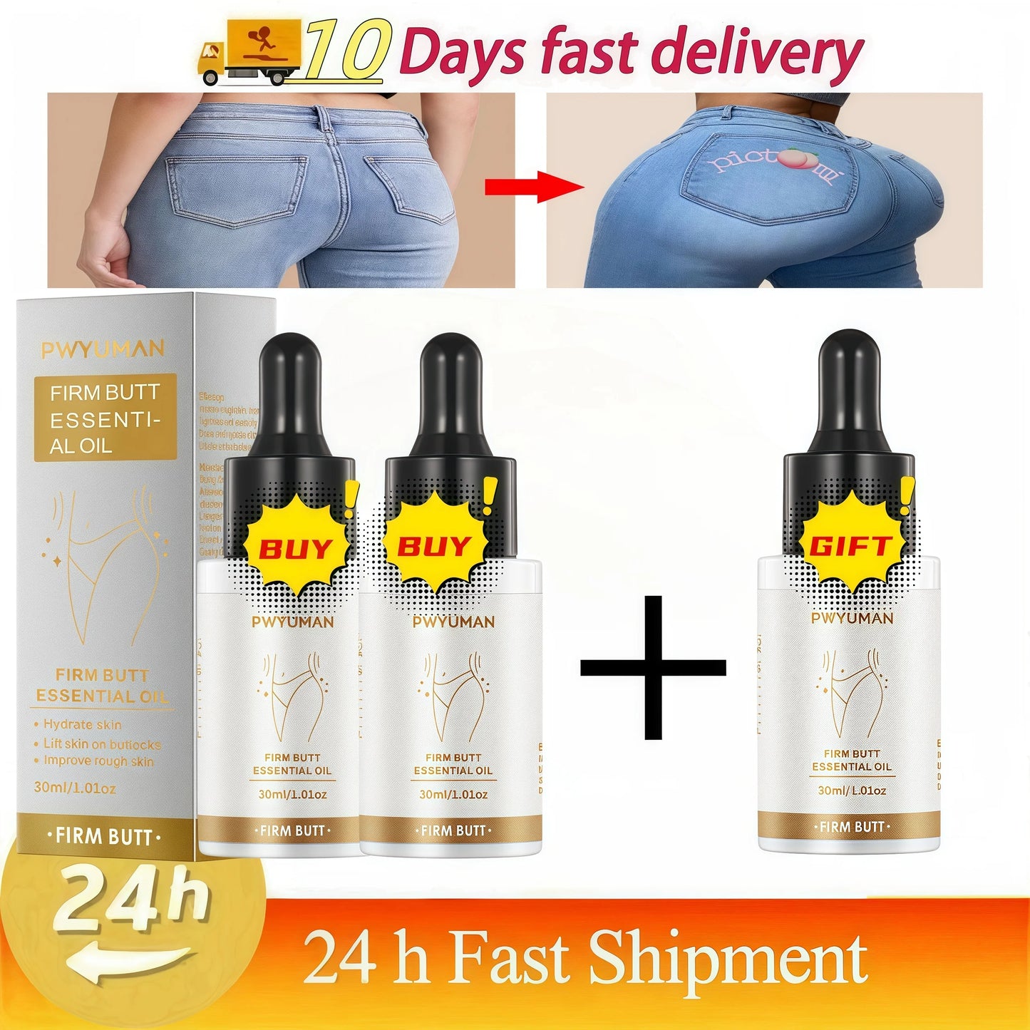 Natural Buttock Augmentation serums Effective Butt Enlargement Growth Lift Up Ass Firm Breast Bigger Sexy Body Care For Women