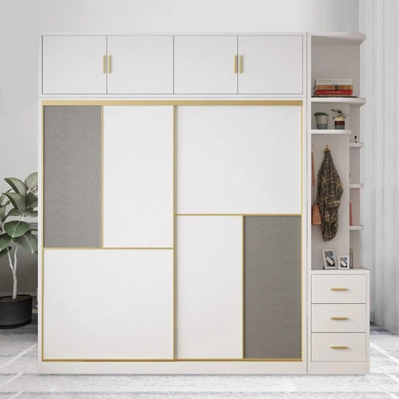European Home Wardrobe Storage Organizer Bedroom Multifunction Wardrobe Apartment Organization Szafki Do Salonu Furniture