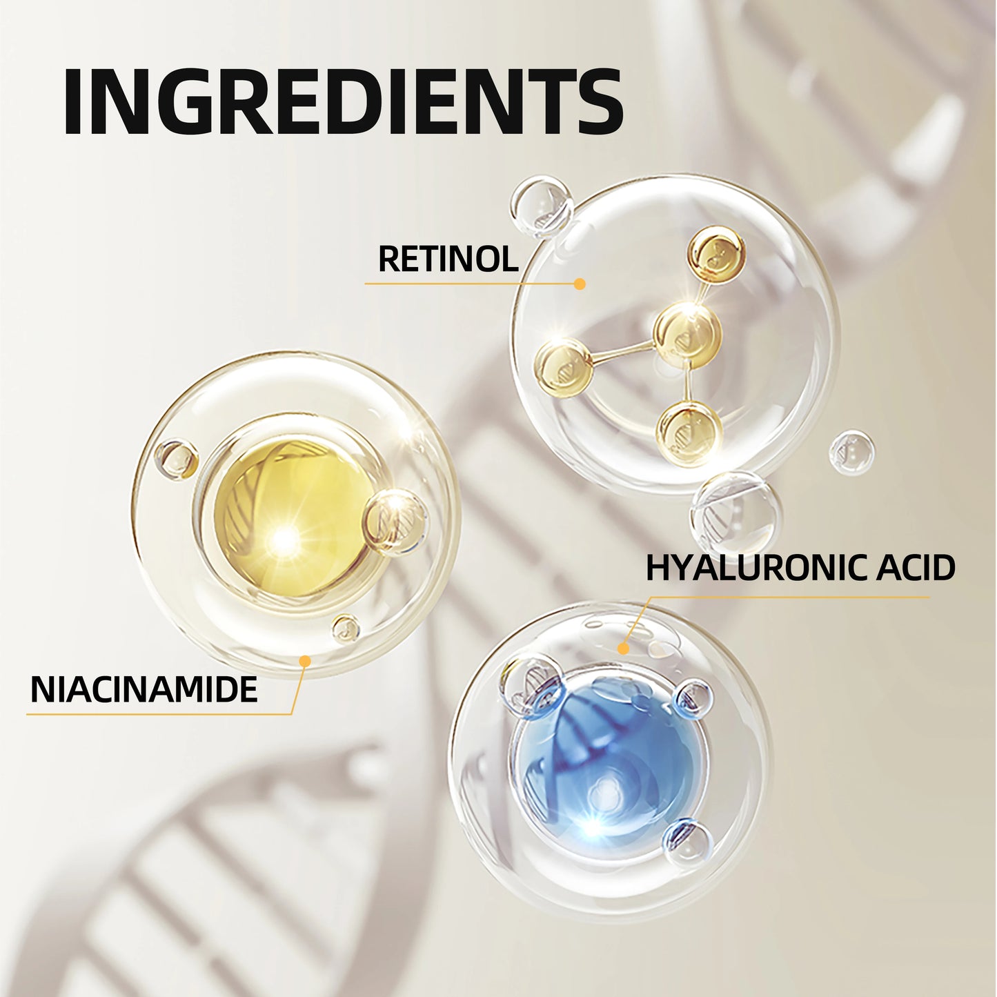 Deep Hydrating Serum with Retinol, Niacinamide & Hyaluronic Acid | For All Skin Types | Perfect for Gifting