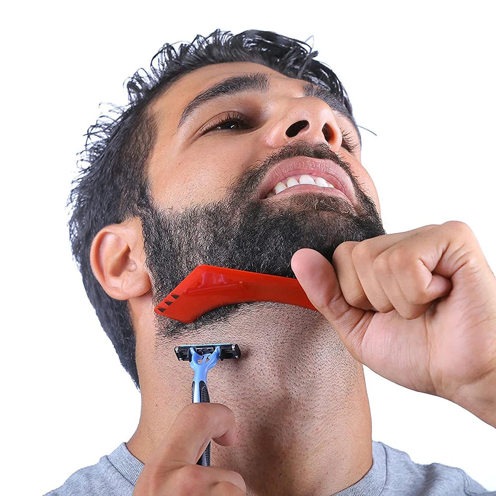 Haircut Kit Beard Hair Goatee Neckline Shaving Template Hairline Beard Shaping Tool Hair Cutting Grooming Kit Barber Supplies