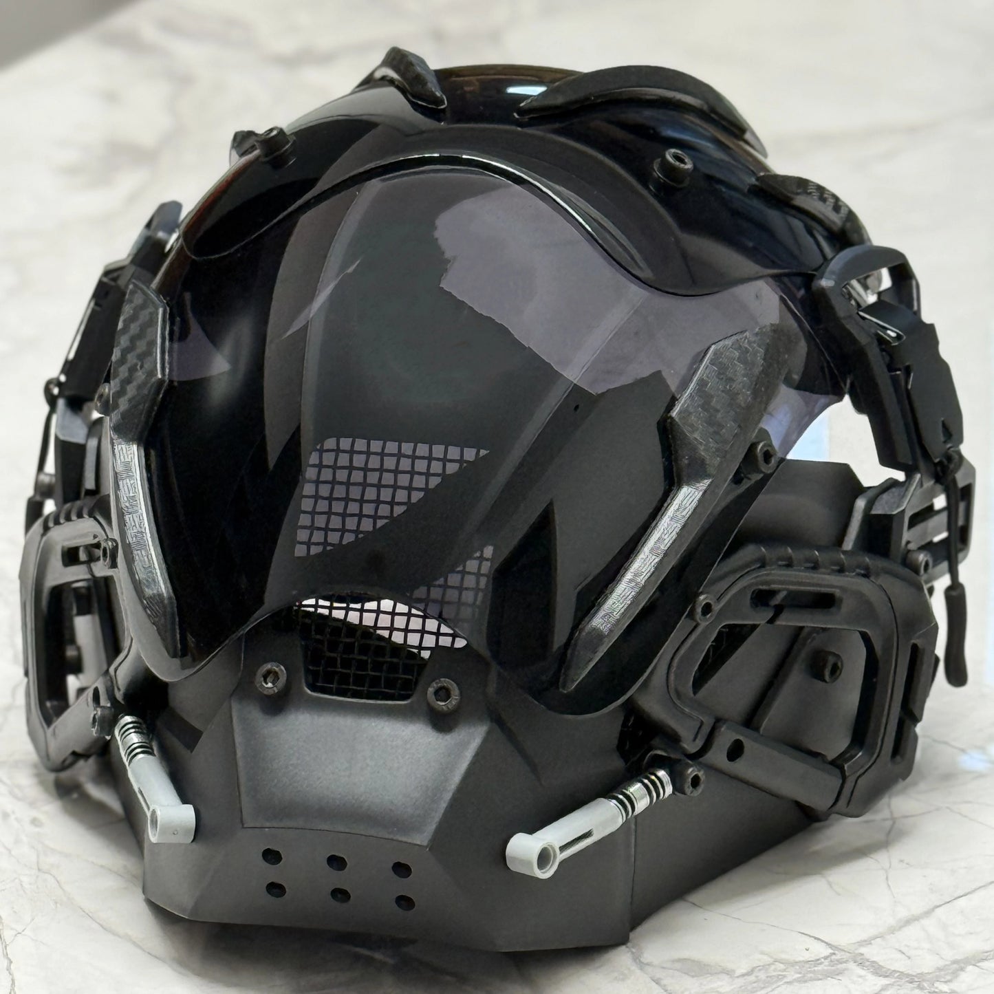 Cyberpunk mask Cosplay mask Halloween party gifts personalized role-playing mask with anti-fog lenses
